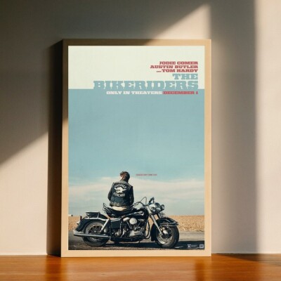 The Bikeriders Tom Hardy 2023 Movie Poster, Wall Art Decor, Home Decor