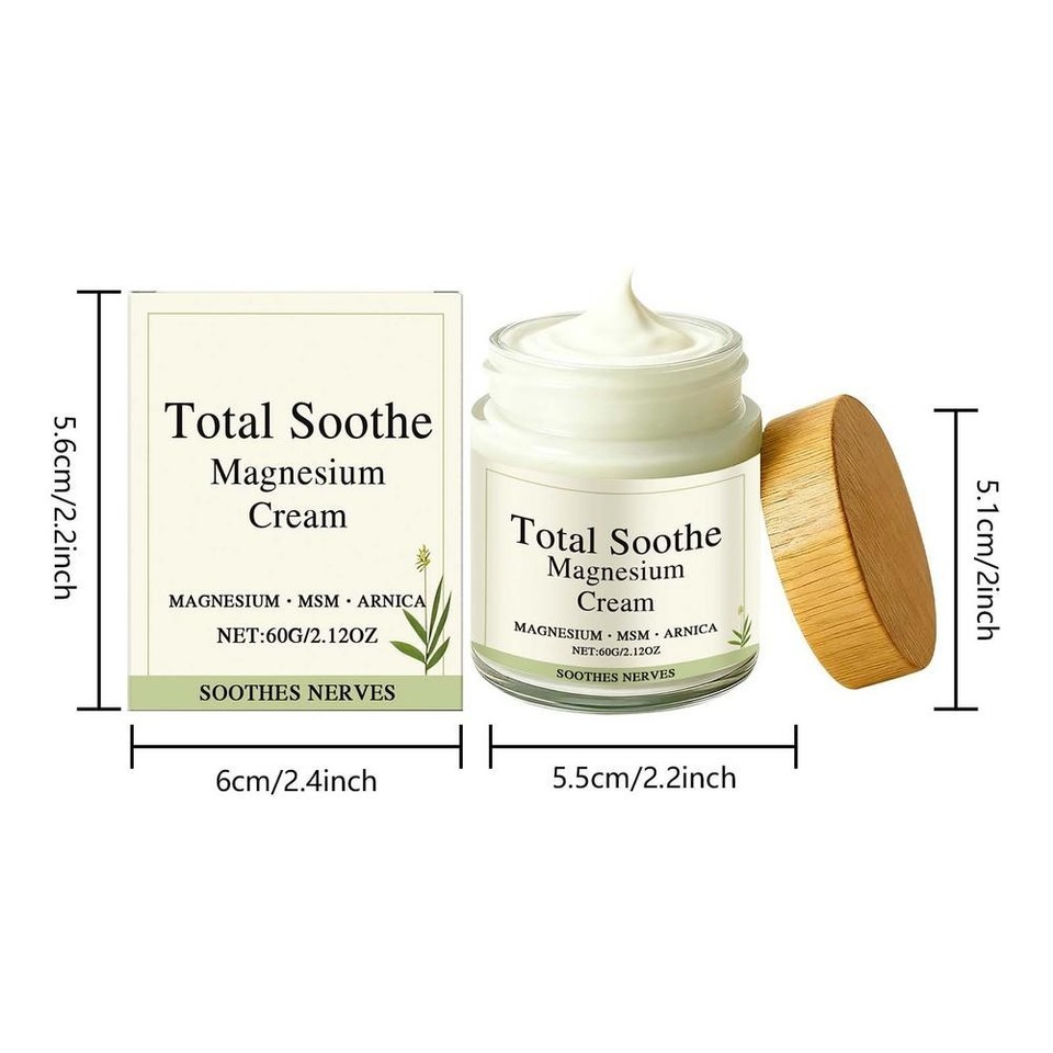 Total Relief Magnesium Cream (6 month supply) - BEST VALUE