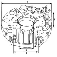 Hc-Cargo Gleichrichter, Generator F 032 136 581