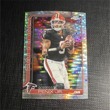 2025 Topps Chrome Michael Penix Jr. Pulsar Refractor #15 Atlanta Falcons
