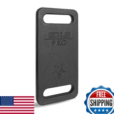 Yes4All 10lb Cast Iron Rucking Weight Plate for Backpack Training w/ Handle