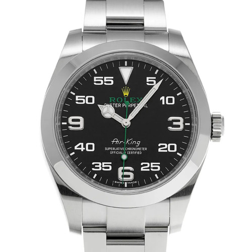 Rolex Air-King 2017 116900 Automatic 40mm Black Dial #WW511