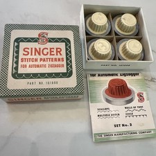 Vintage Singer White Stitch Patterns Set No. ...