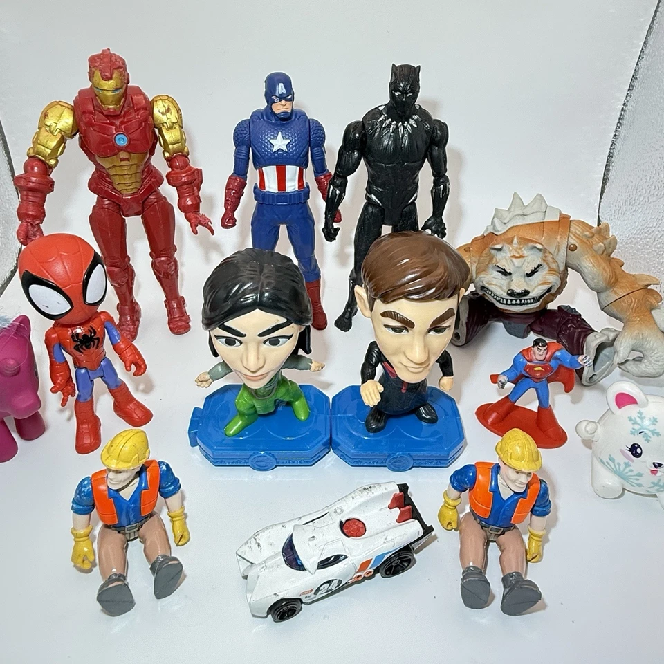 Lote Mixto Juguete Marvel DC Imaginext Coche Disney Infinity Superhéroe Paquete 17 piezas Foto 3 de 4
