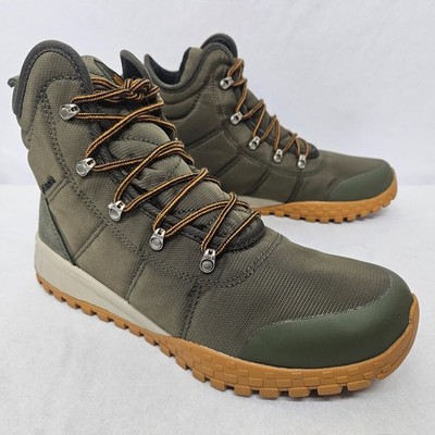 Columbia Fairbanks Boot Omni-Heat Waterproof BM2806-384 Green Khaki Men Sz 10.5
