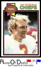 1979 Topps #142 Jan Stenerud Kansas City Chiefs Vintage Football Card