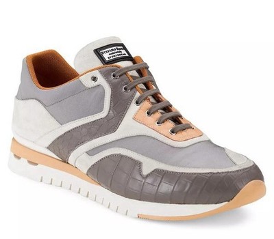 STEFANO RICCI  Olympia  Crocodile Leather Trainer Sneakers 8 UK / 8.5 US $1800+
