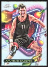 3412K 2023-24 Topps Chrome Cosmic #148 Arvydas Sabonis Refractors