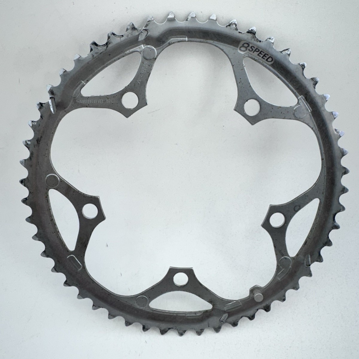 Aページ Vintage Shimano 52 Tooth Chainring 130 BCD SG A-52 52t 8s 8 Speed