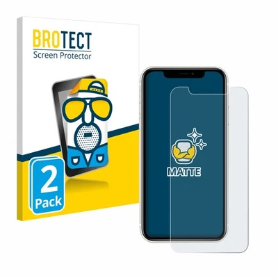2 Pièces Anti-Reflets Protection Ecran pour Apple iPhone 11 Film Protecteur Mat - Photo 1/4