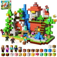 160 Pcs Magnetic Blocks - Magnetic Building Blocks for Kids Ages 4-8, Magnet ...