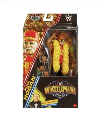 WWE Mattel Elite Collection WrestleMania Vegas Hulk Hogan BAF Howard Finkel