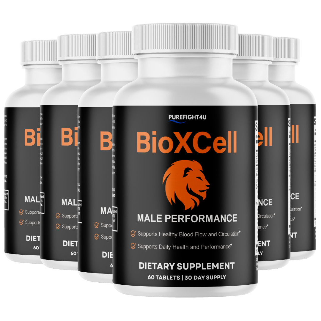 BioXCell Tablets Support Male Performance Supplement - 6 Bottles 