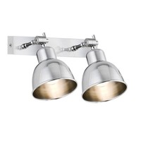 Chrom Klassisch Skandinavisch Spot Strahler Reflektor 2X60W/E27 36X15 [Cm]