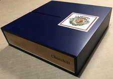 La Gianna Churchill Maduro Wooden Cigar Box (Empty), High Quality Handcrafted