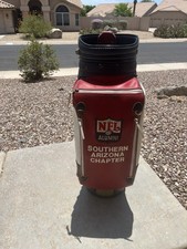 VTG Belding Leather NFL Alumni Southern Arizona Chapter Golf Bag