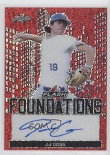 2019 Leaf Flash Foundations Red 1/5 JJ Goss #FF2-JJG Auto b8h