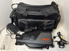 RCA Vintage VHS Camcorder Tape Recorder PRO EDIT Untested Many Extras CC540