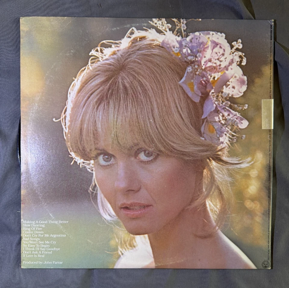 Olivia Newton-John "Making a Good Thing Better" MCA Vintage Vinyl Record PROMO - Imagem 3 de 4