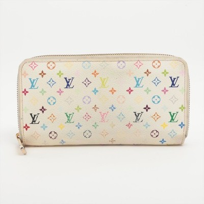 Louis Vuitton Zippy Wallet Monogram Multicolor White Orange M60274 Spain
