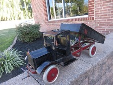 KEYSTONE PACKARD DUMP TRUCK LATE 1920's PLAYED WITH CONDITION WONDERFUL PATINA