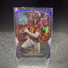 2022 Bowman University Chrome - Xavier Hutchinson #32 Purple Shimmer Refractor  