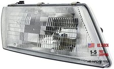 1590627 Passenger Side Headlight Assembly clear