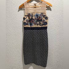 Anthropologie Moulinette Soeurs Sheath Dress Women Size 00P Blue Floral