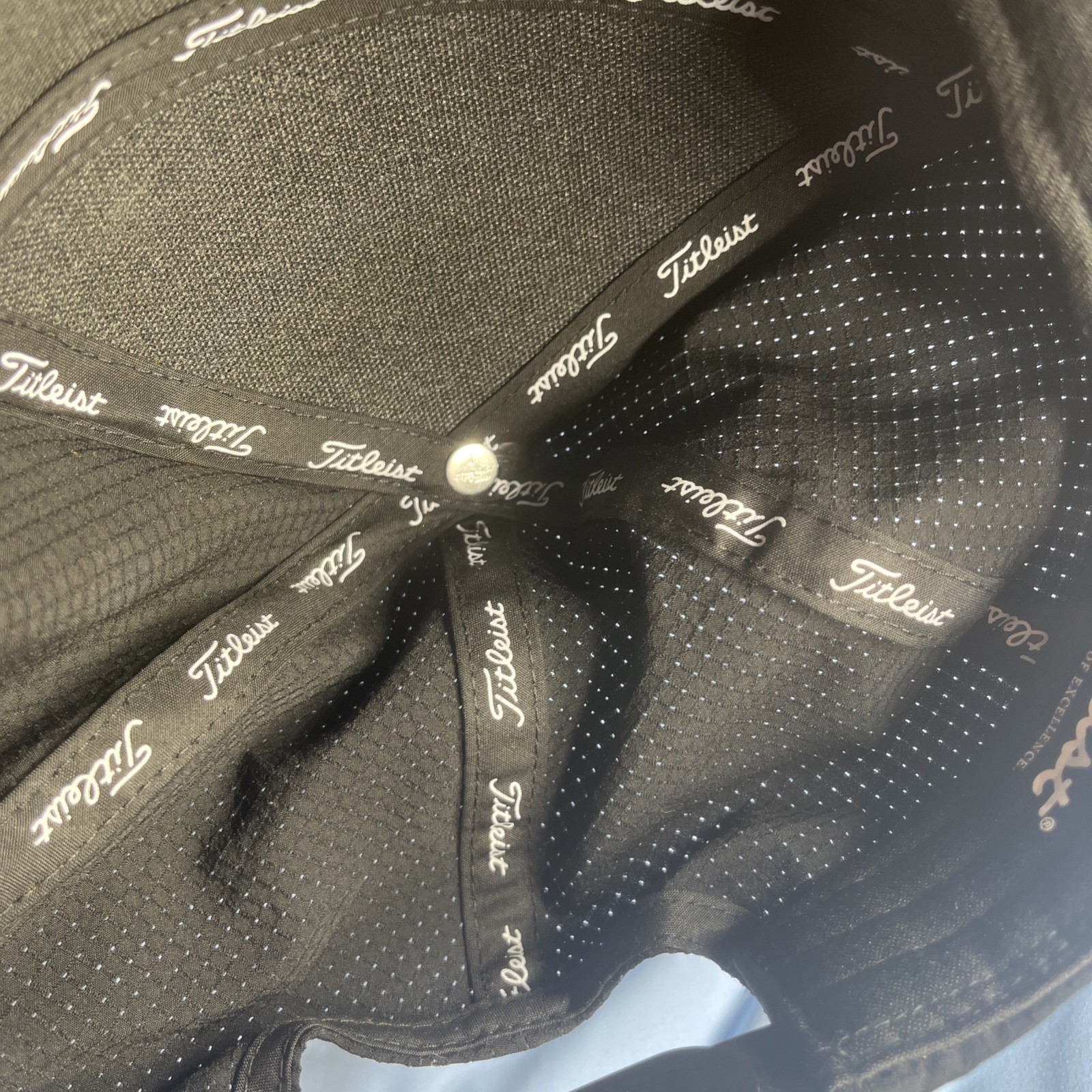 Titleist Hat Cap Snap Back Black Performance Golf… - image 3