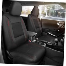 Hex Leatherette Seat Covers   Universal Fit Front Seat Protector for Cars,