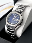 Seiko 5 Automatic 7019 5010 Blue Dial Day Date Vintage Watch 35mm 21 Jewels