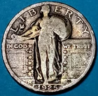 1925 SILVER STANDING LIBERTY QUARTER 25¢ 101-Year-Old Coin