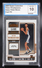 Victor Wembanyama 2023 Panini Contenders Game Ticket Bronze Card #11 GEM MINT 10