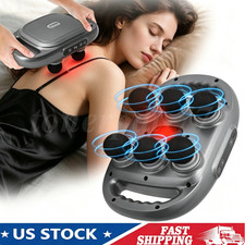 6-Head Rechargeable Percussion Body Massager Adjustable Massager for Pain Relief