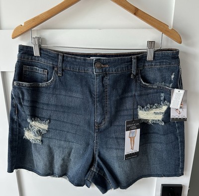 sofia jeans by sofia vergara Bianca Curvy Shorts Size 16 New With Tags