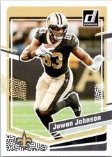 2023 Juwan Johnson Panini Donruss Football #215 New Orleans Saints
