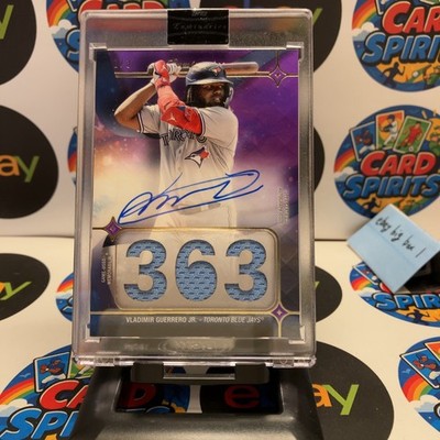 2023 Topps Luminaries Vladimir Guerrero Jr. Toronto Blue Jays Patch Auto Purple