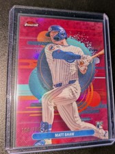 2025 Topps Finest - Matt Shaw - Magenta Refractor /300 - Uncommon (RC)