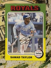 2024 Topps Heritage #317 Samad Taylor Rookie Card. rookie card picture