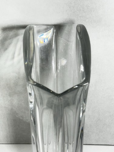Baccarat Crystal GINKGO Flower Clear Vase 8.5 inches - Picture 6 of 15