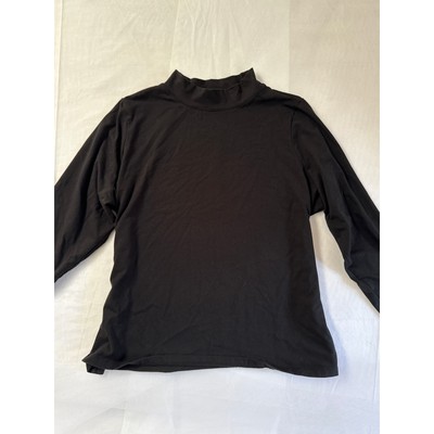 Women s d&Co Essentials Black Turtleneck Long Sleeve Sz 2X