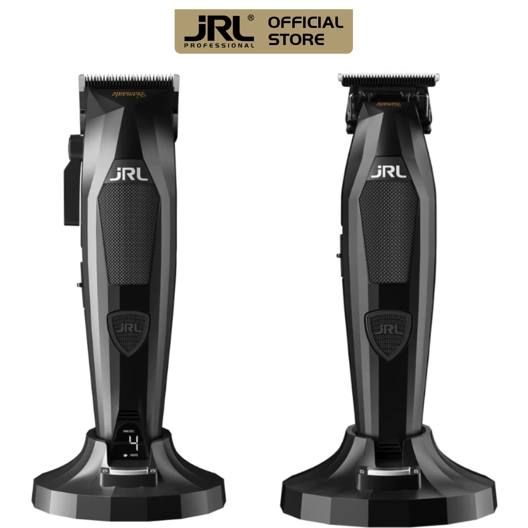 JRL Diamante Cordless Clipper & Trimmer Set Limited Edition BLACK