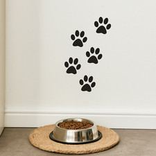 Stickers empreintes de chat – 10 autocollants vinyle déco murale, voiture, frigo