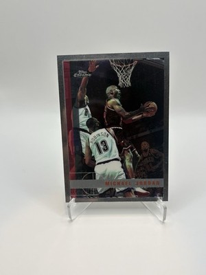1997-98 Topps Chrome Michael Jordan #123 Chicago Bulls NBA 