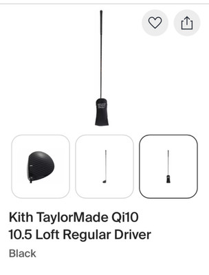 Kith x TaylorMade Qi10 Limited Edition Driver – Rare Collab – New