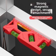 Compact Aluminum Alloy For spirit Level with 3 in 1 Measurement Feature