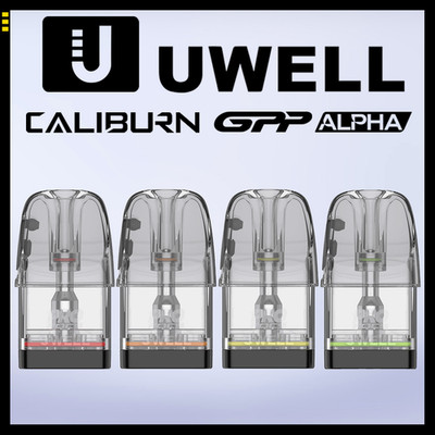 Uwell Caliburn GPP Alpha Pod 3 ml - 0.4 Ω, 0.6 Ω, 0.9 Ω oder 1.2 Ω - 3 Stück