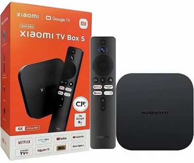 Xiaomi Mi Box S 2nd Gen 4K Android TV HDR Wireless Smart Streaming Media Player