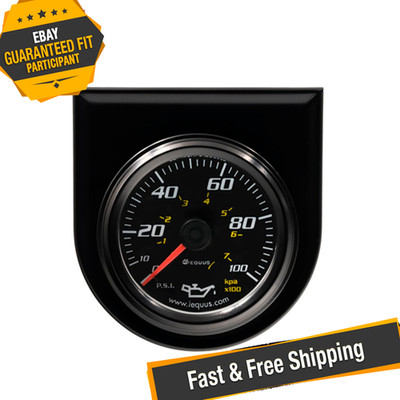 Equus 6244 2'' Mechanical Oil Pressure Gauge