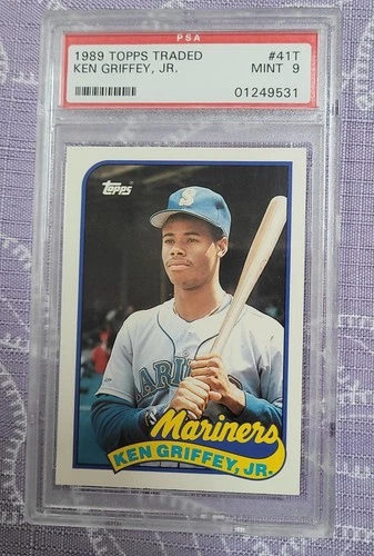Topps 1989 Traded Ken Griffey Jr. Rookie #41T PSA 9 Mariners